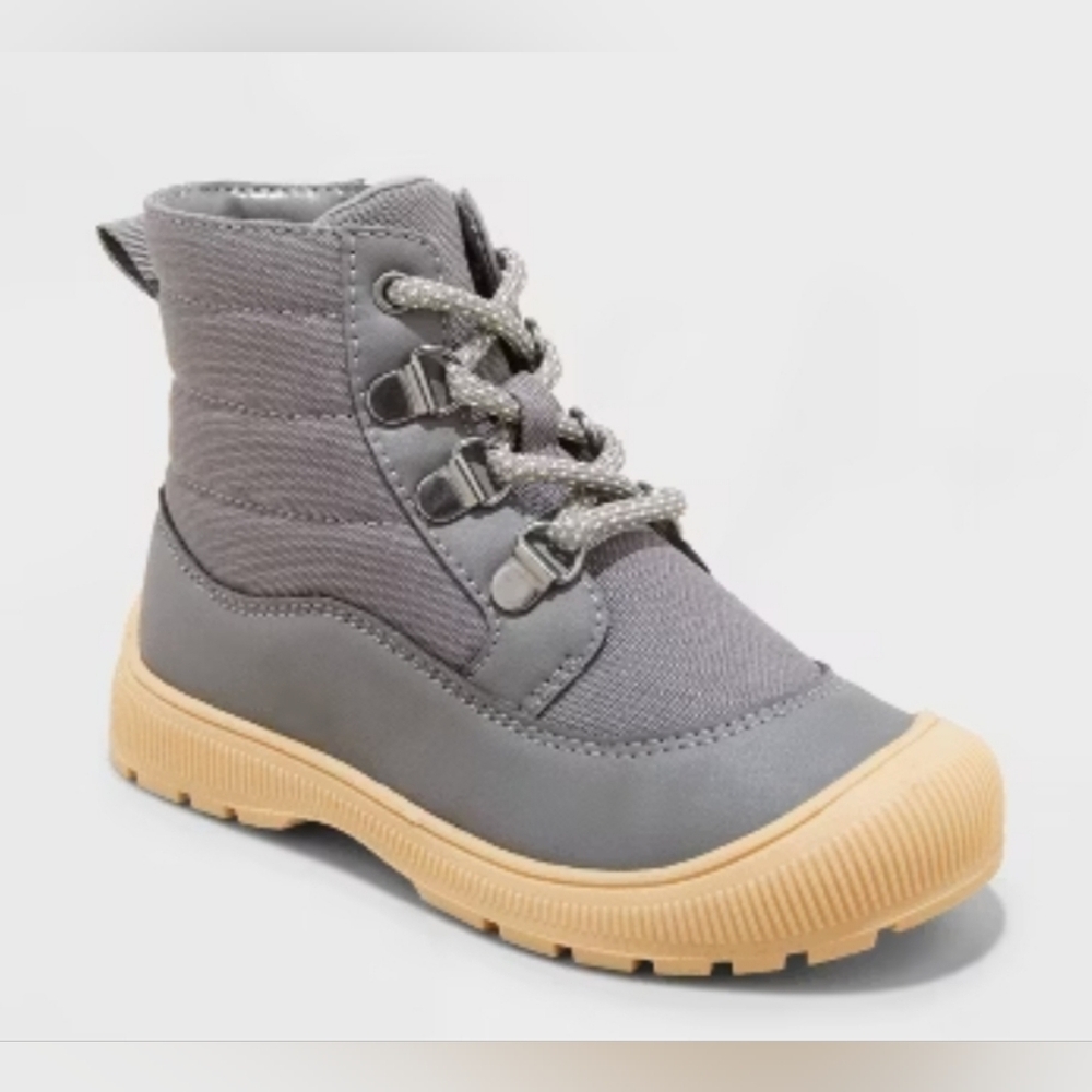 Toddler Fox Boots - Cat & Jack™ Charcoal Gray Size: 5 NWT